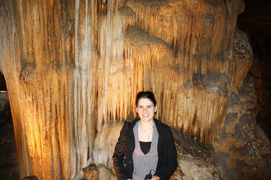 Vicky from A Couple Traveler at Lurray Caverns