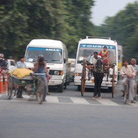 Arrival in New Delhi