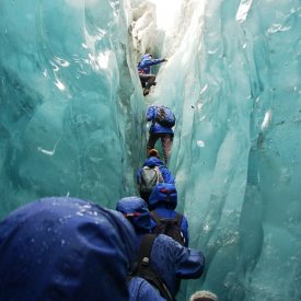 Trekking on the Franz Josef Glacier