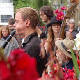 The flower market on Columbia Road, Spitalfields and Camden Town