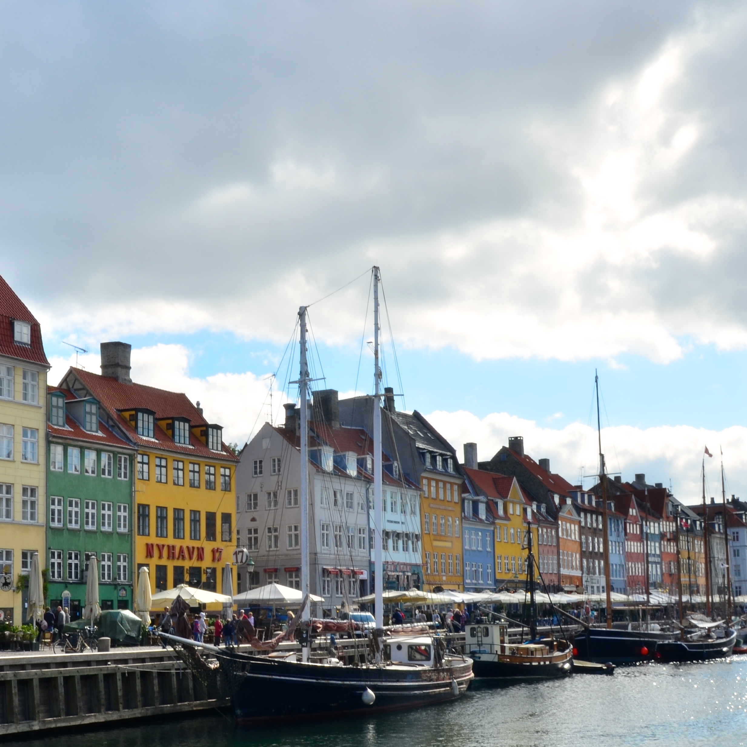 Arrival to Copenhagen: the Nyhavn