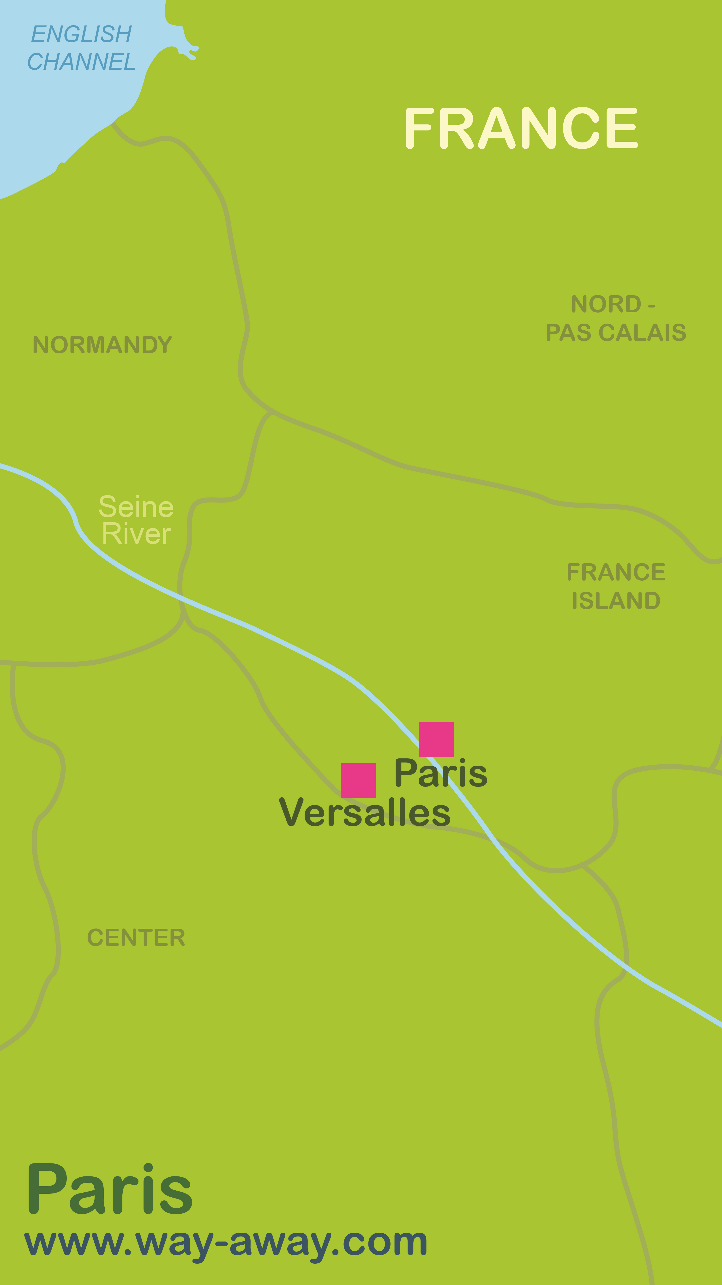 Mapa de Paris-Versalles #onlyes