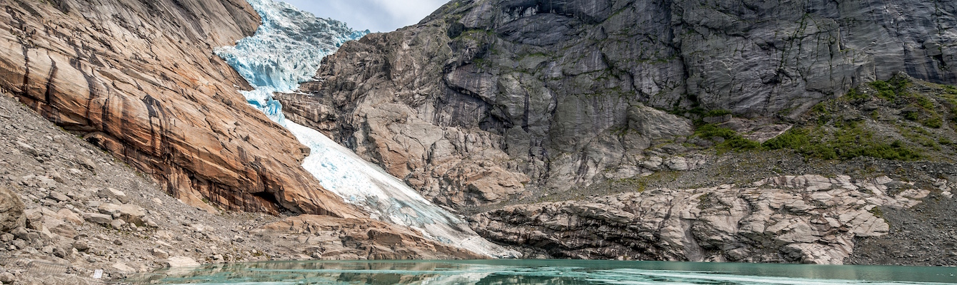 El glaciar Briksdal