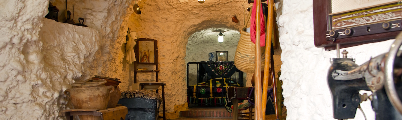 Las casas cueva del Sacromonte,Granada