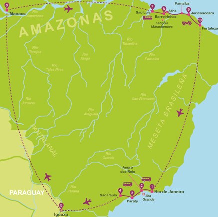 viajar a Brasil en 3 semanas (jun-sep)