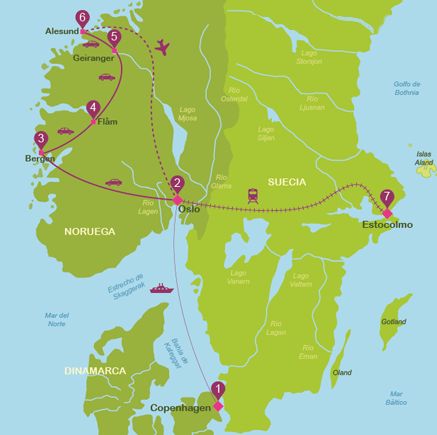 Scandinavia in 15 days for independent travellers