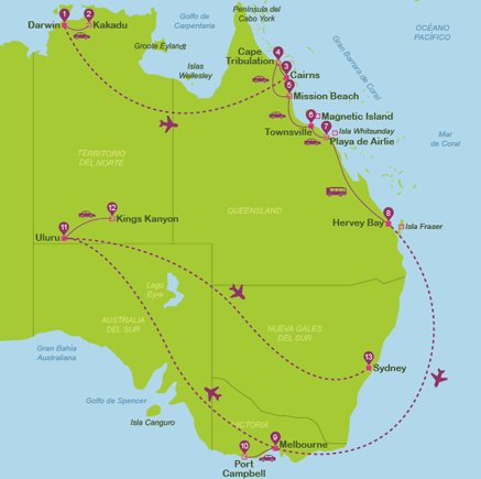 Australia in 21 days for independent travellers  (Jun-Sep)