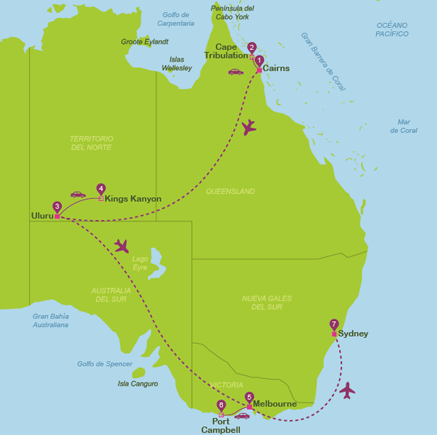 Australia in 14 days for independent travellers (Oct-May)