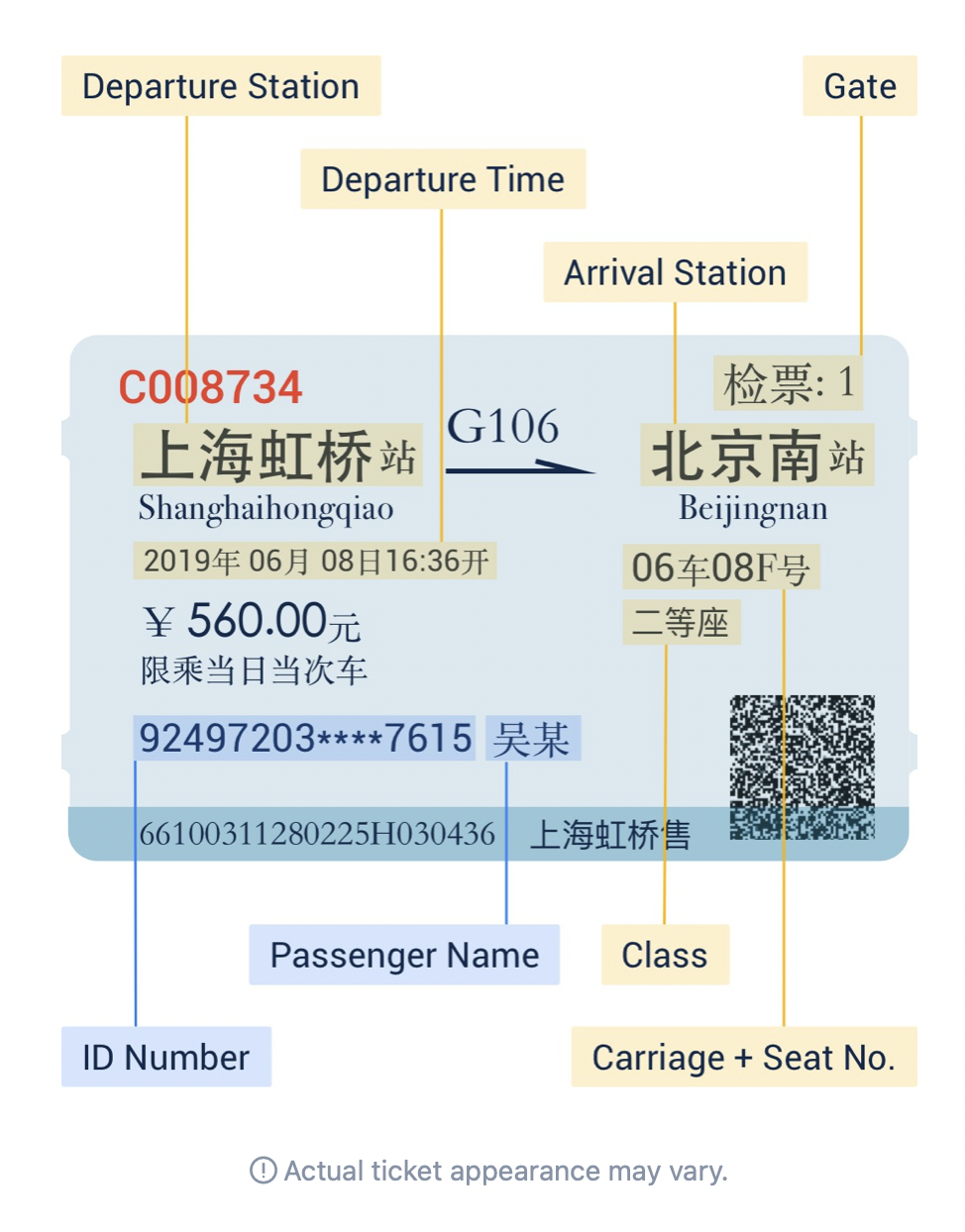 China Train Ticket #onlyen