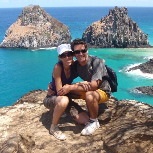 Mercè and Xavier Sivil went to Fernando de Noronha