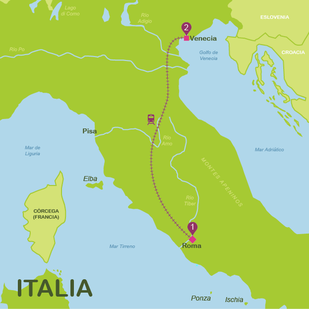 Italy in 6 days for independent travellers