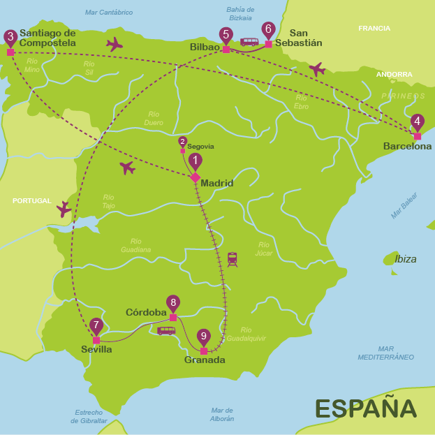 Mapa Turistico Mapa De Espana Espana Y Mapa Turistico Images