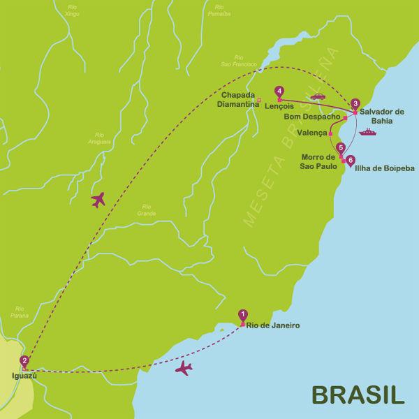 viajar a Brasil en 19 días (oct-mar)