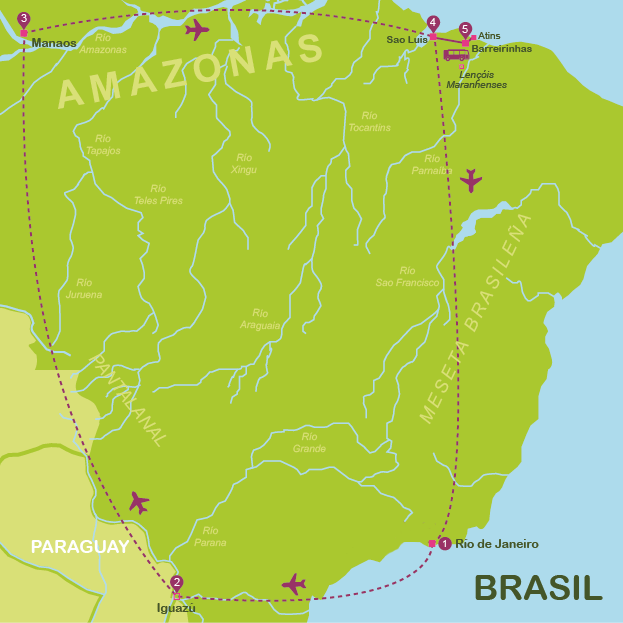 Mapa y plano Brasil #mapa #onlyes