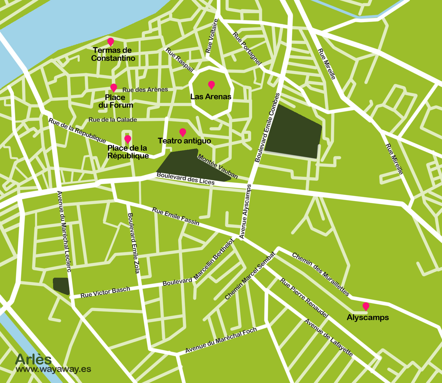 Mapa Arles II